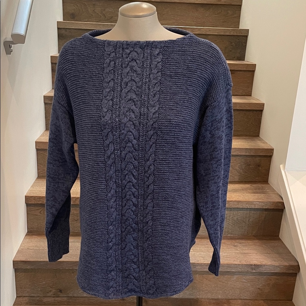 Chaps Women's Navy Sweater